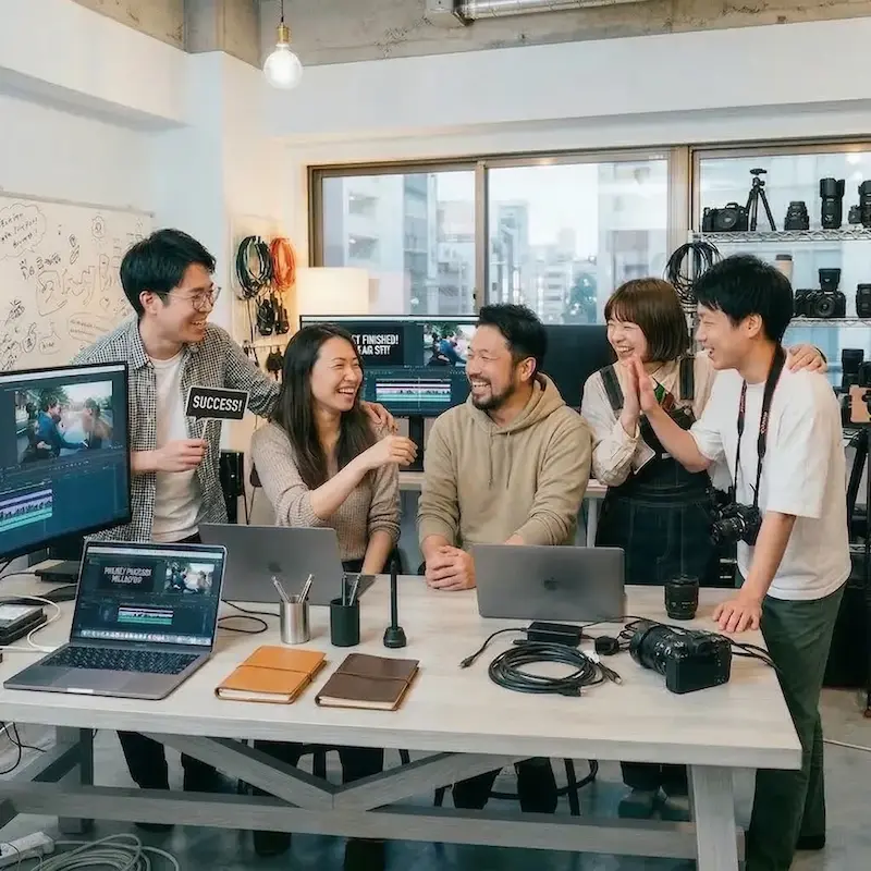 目的を達成する各種映像制作・配信